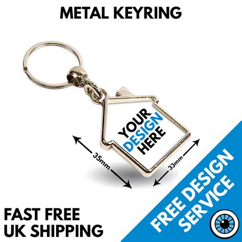 metal house keyring|design your own key ring.